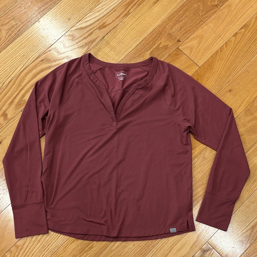 L.L. Bean Women's deep rose pink Long Sleeve